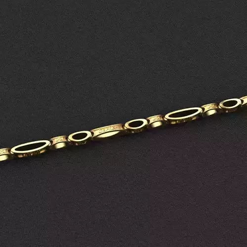 Chain1 gold plated bracelet