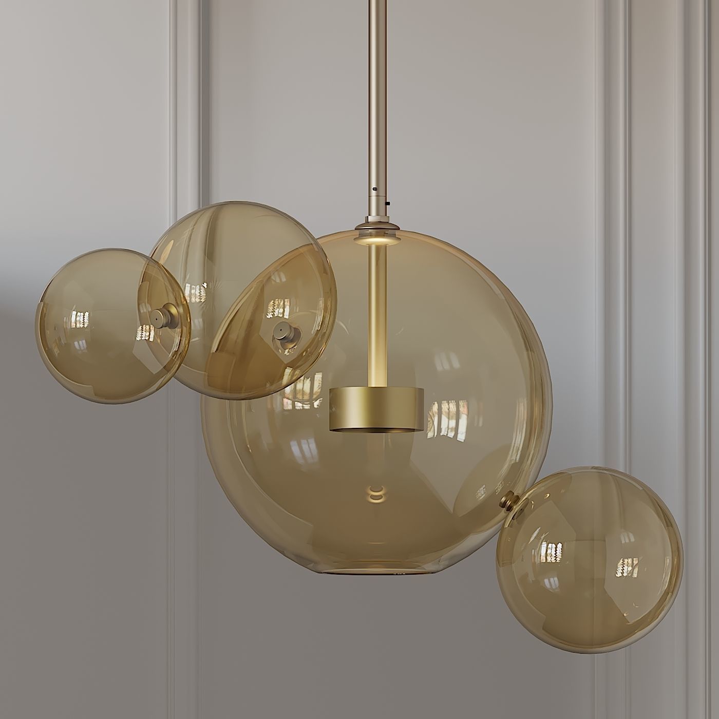 Controlbrand Zeep Chandelier 3D model_3