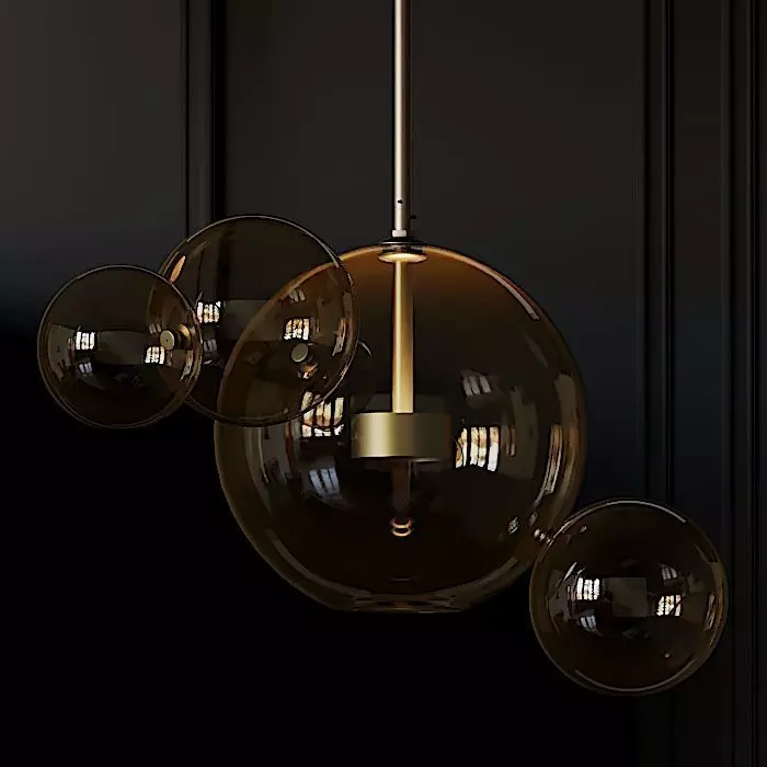 Controlbrand Zeep Chandelier 3D model_0