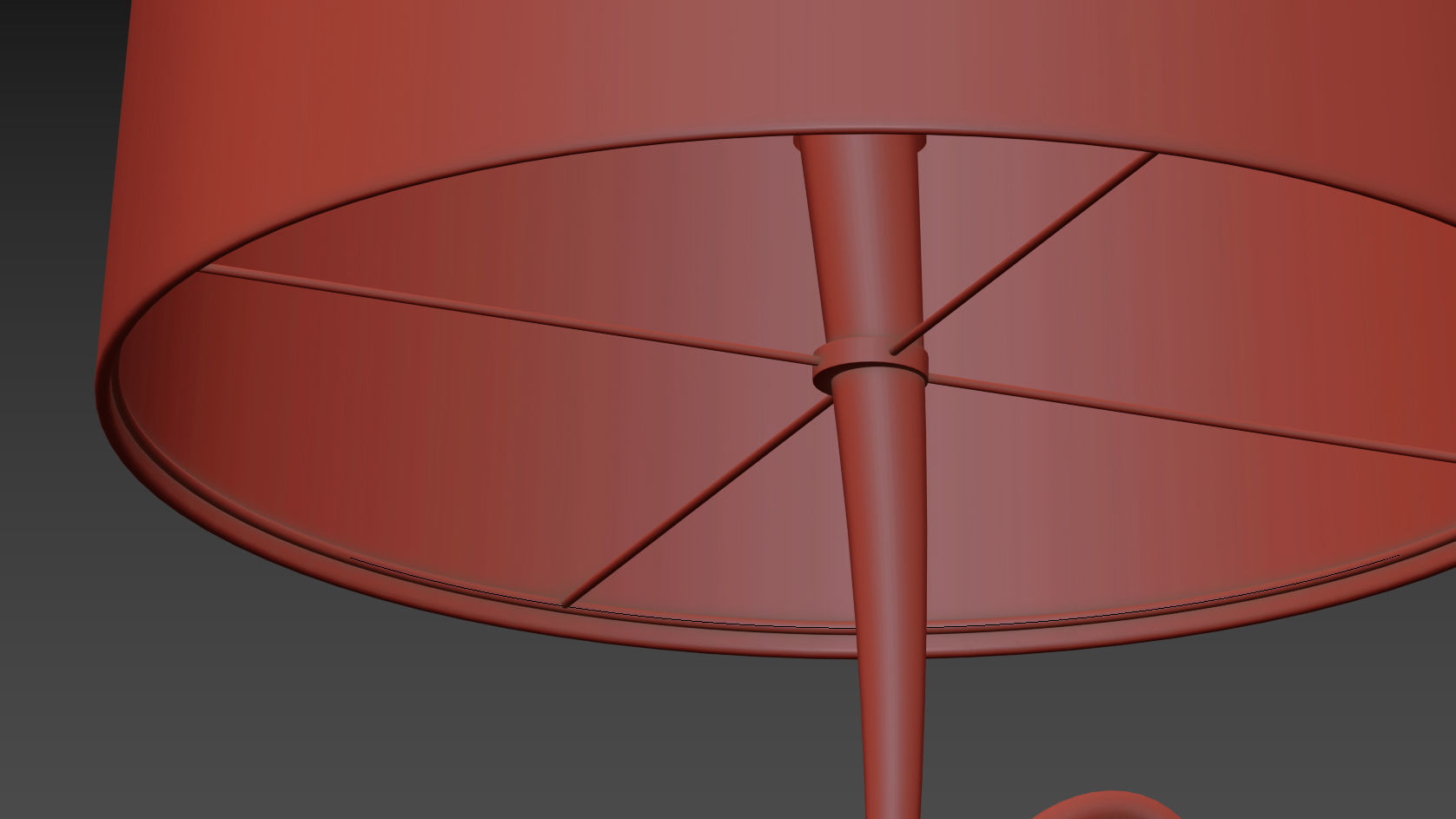 Hensley Gold Clear Table Lamp 3D model_2