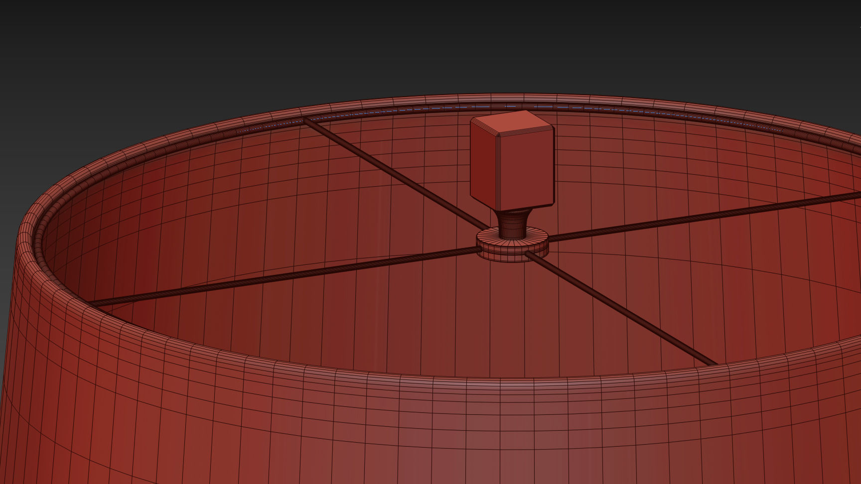 Hensley Gold Clear Table Lamp 3D model_3