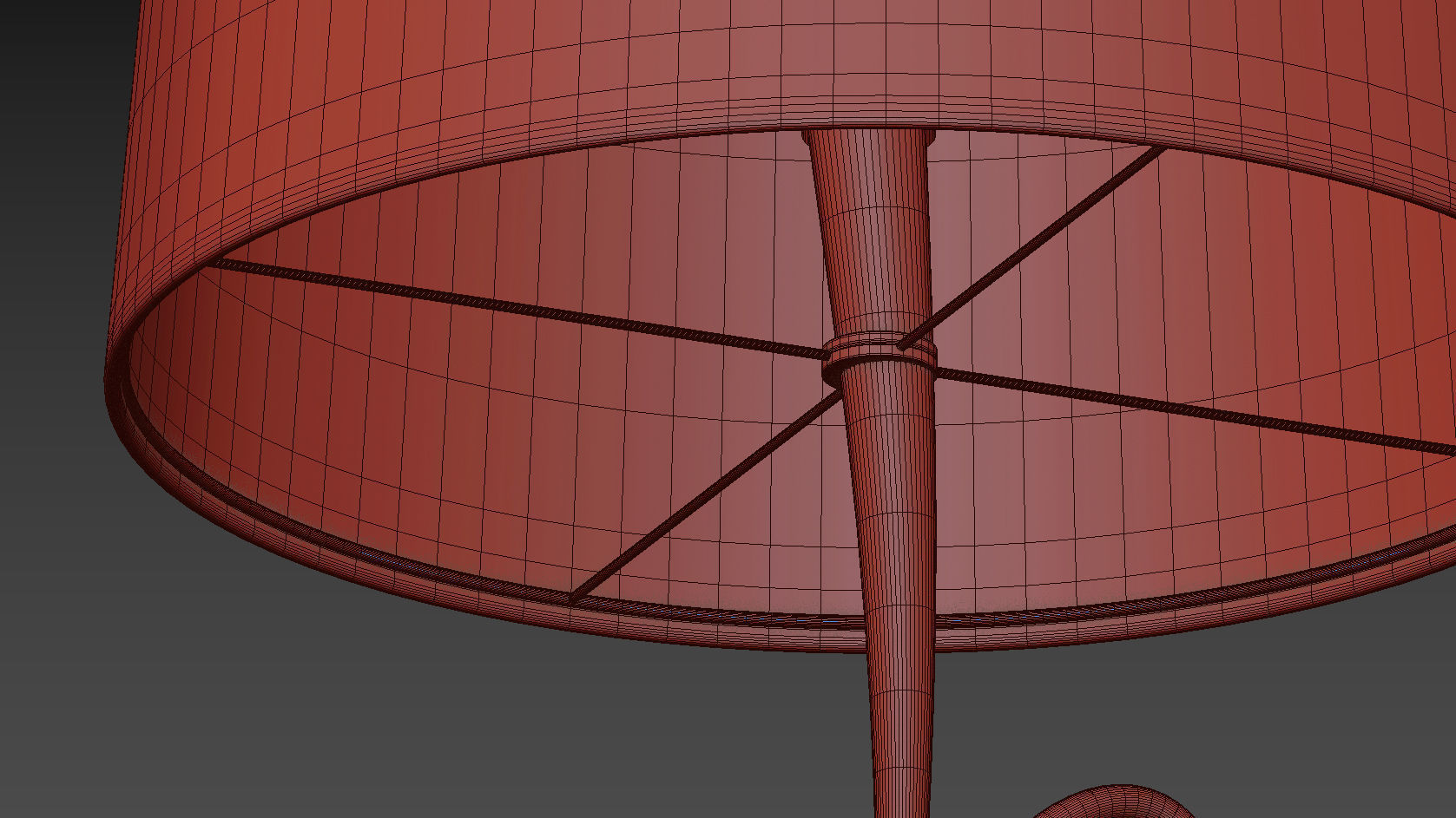 Hensley Gold Clear Table Lamp 3D model_5