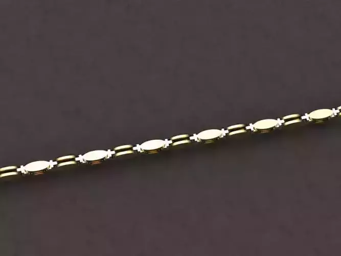 Chain5 gold chain bracelet