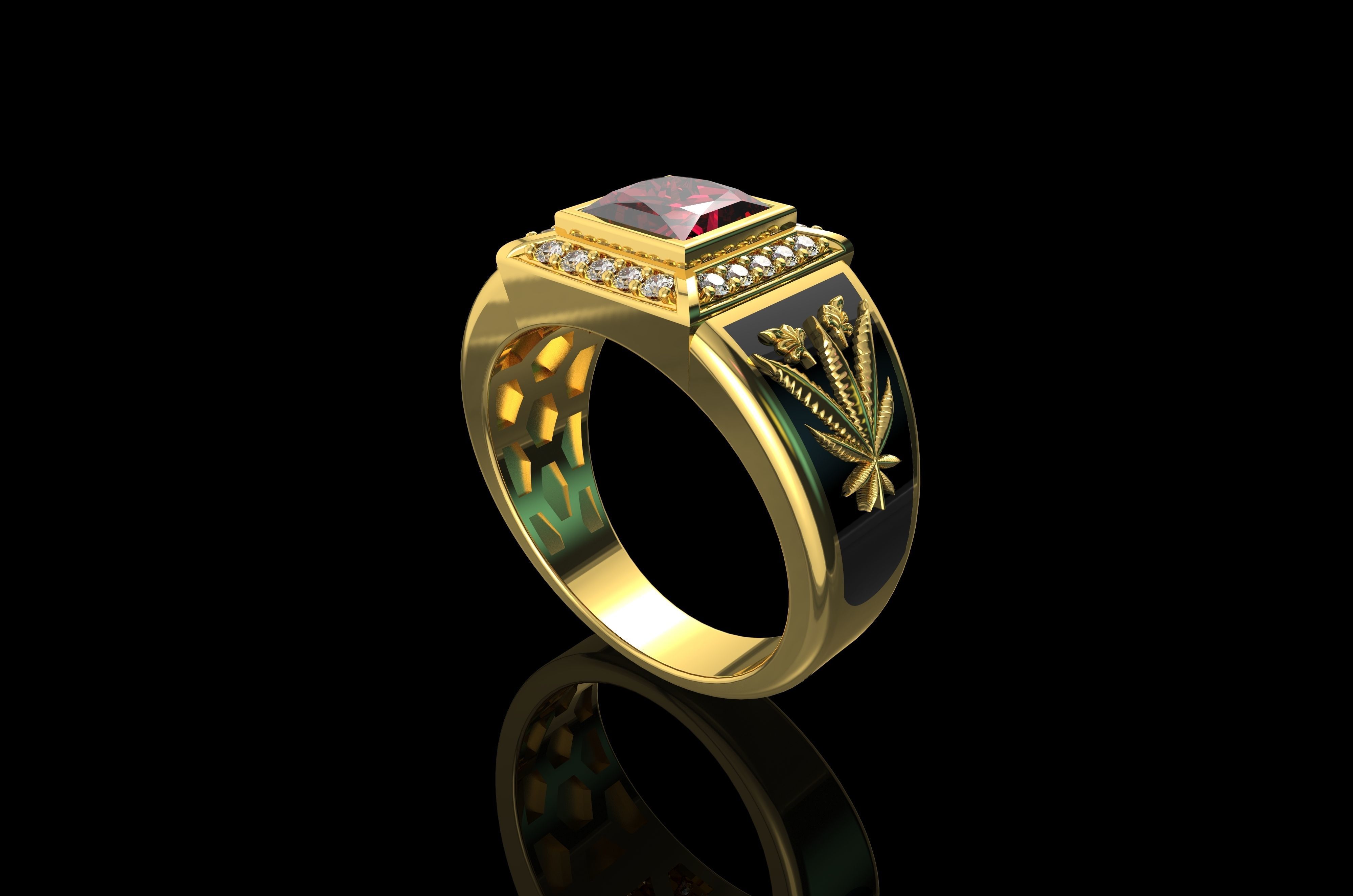 Gold N710 3D print model_3