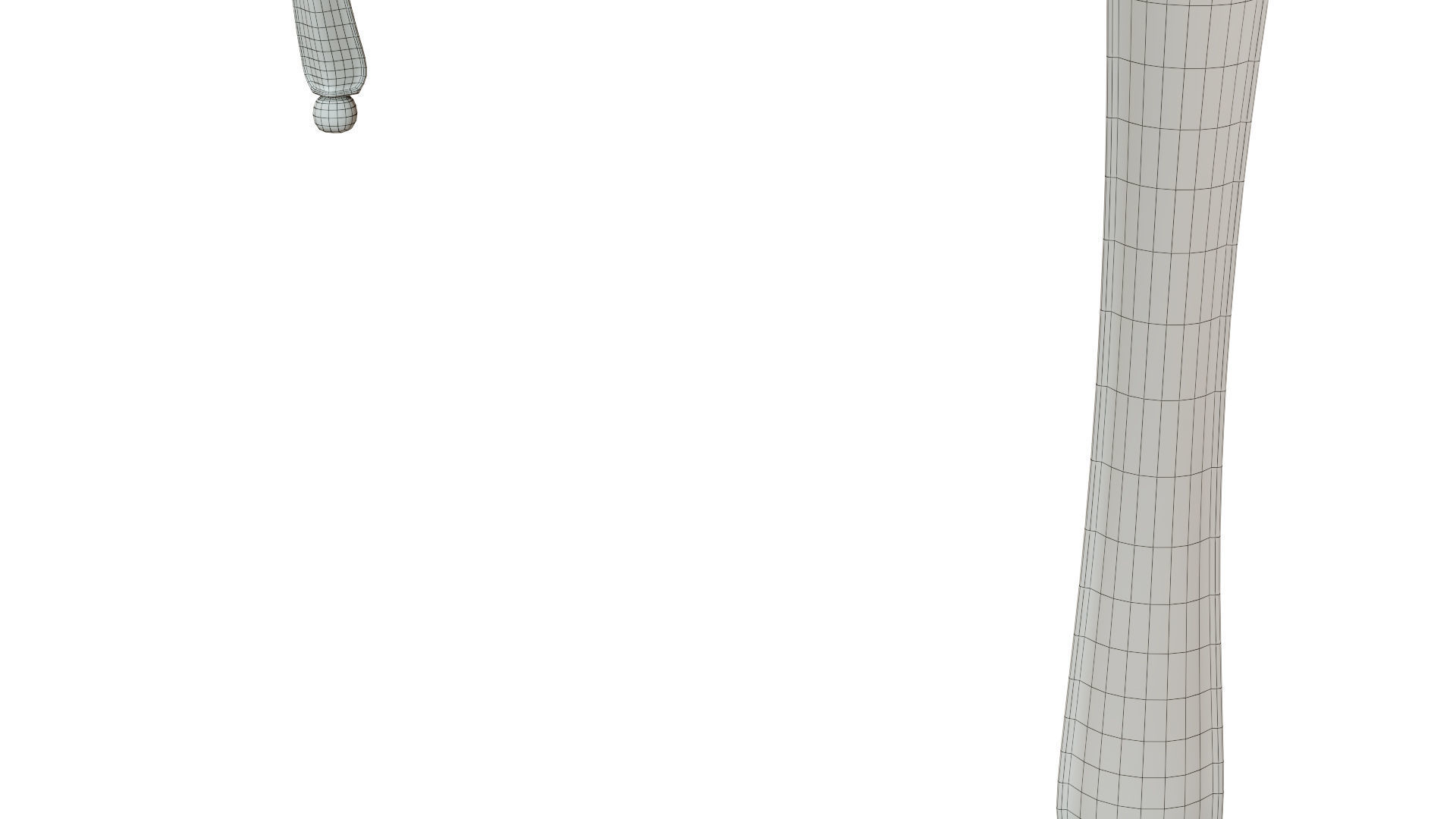 Classic wood table 1800 3D model_14