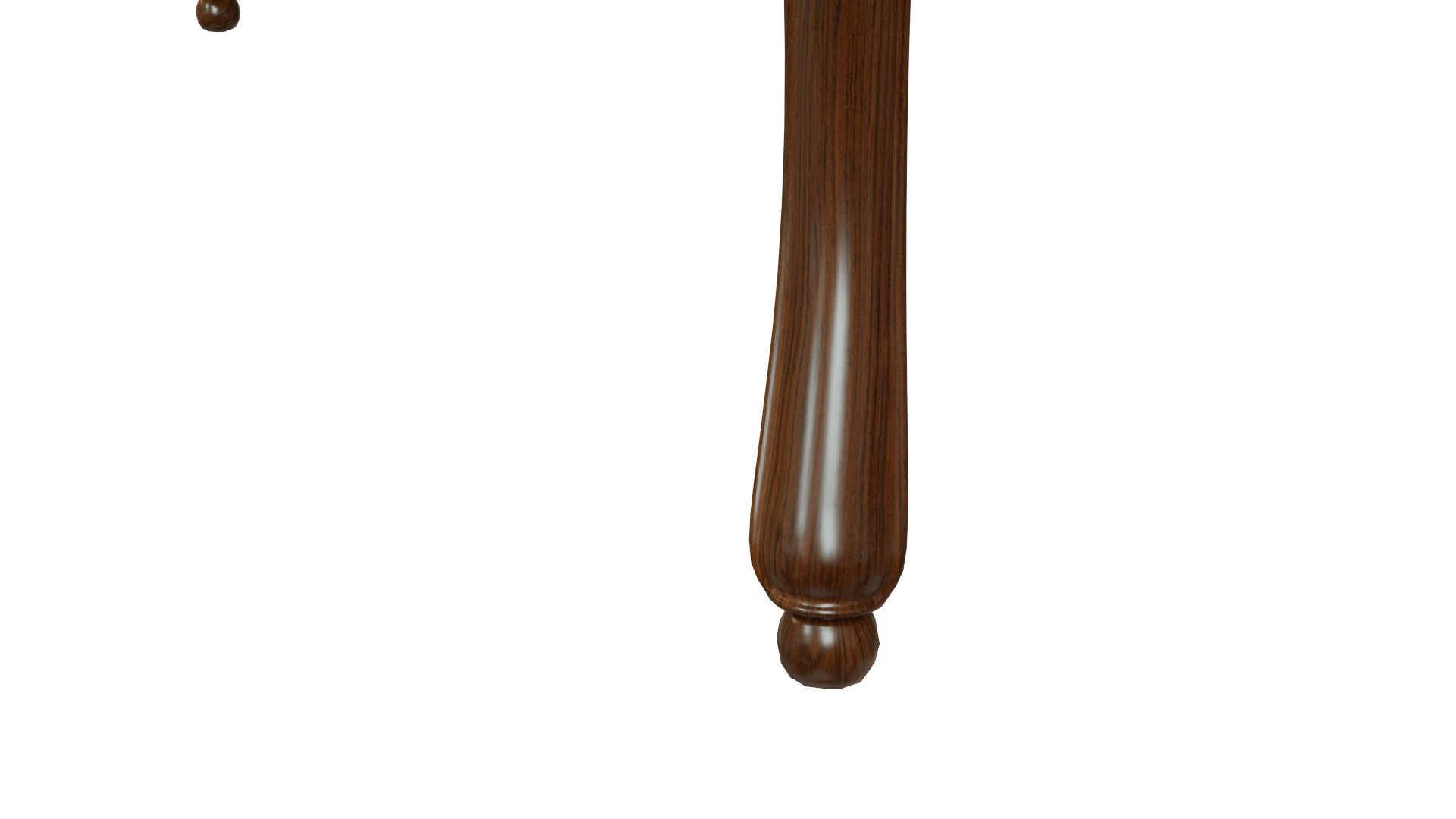 Classic wood table 1800 3D model_8
