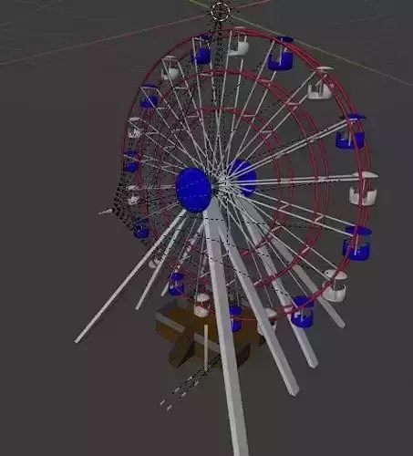 Ferris Wheel Basic Model 3D model