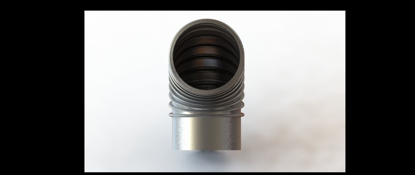 Elbow 90 Degree 3D model_2