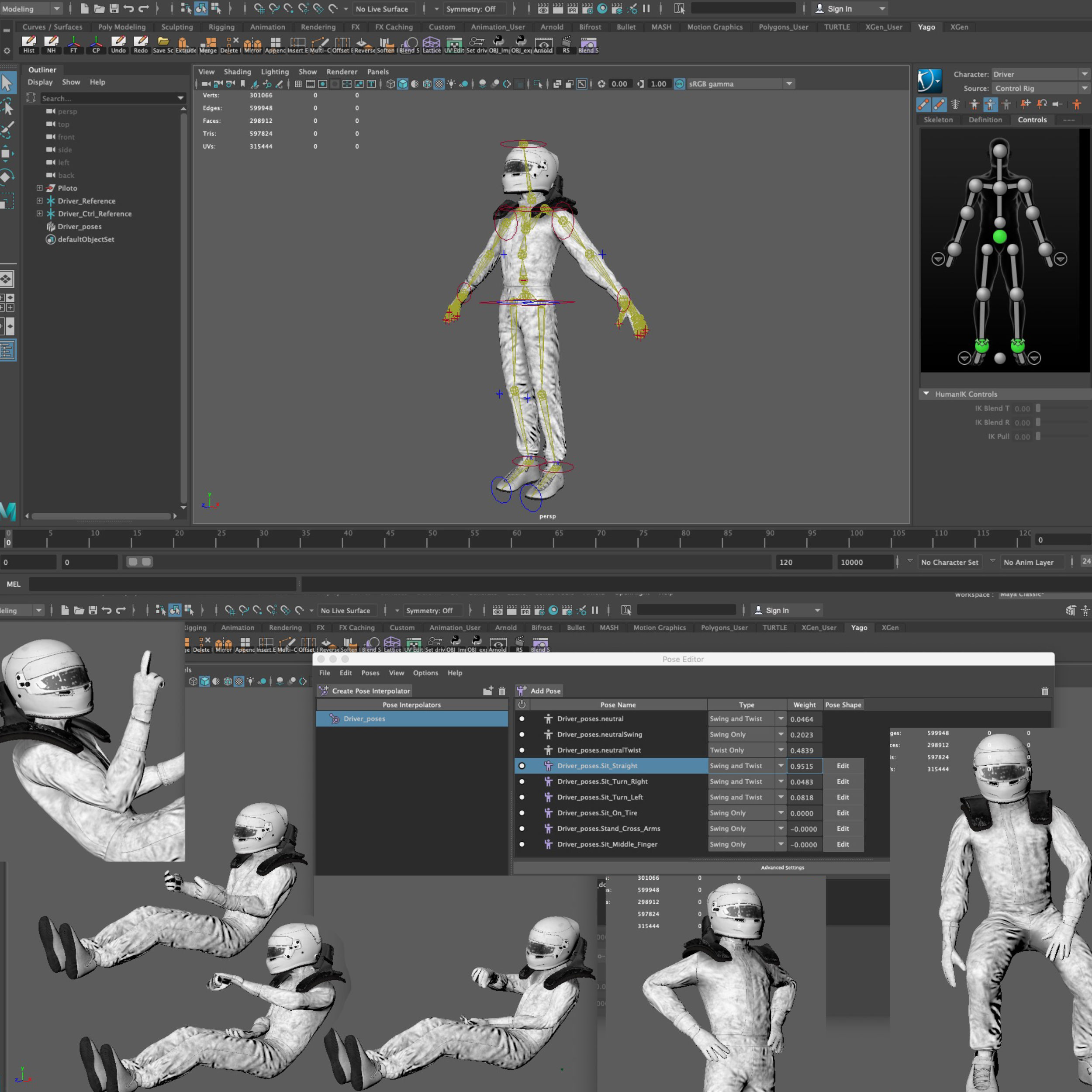 Alexander Albon 2019 Low-poly 3D model_13