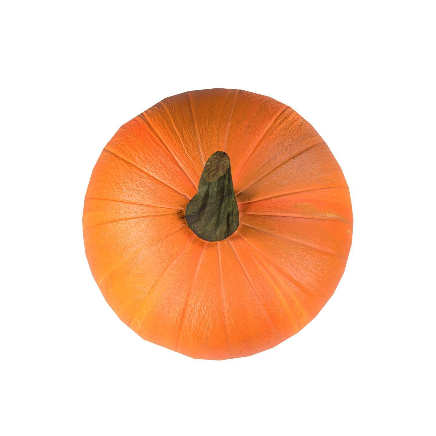 Pumpkin Low-poly 3D model_8