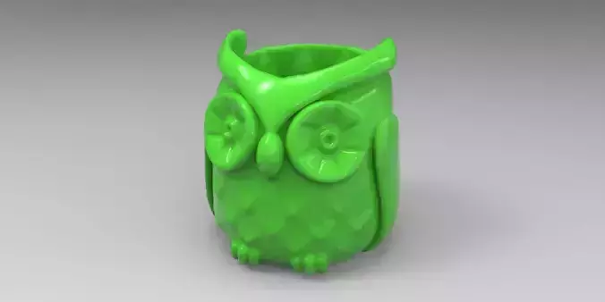 Owl pen holder