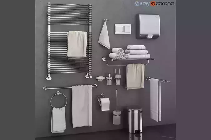 Bathroom accessories Grohe Atrio set 67