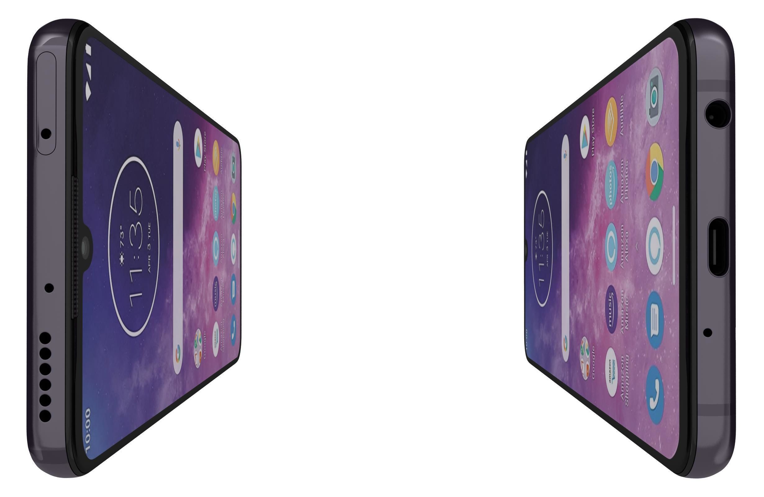 Motorola One Zoom Cosmic Purple 3D model_5