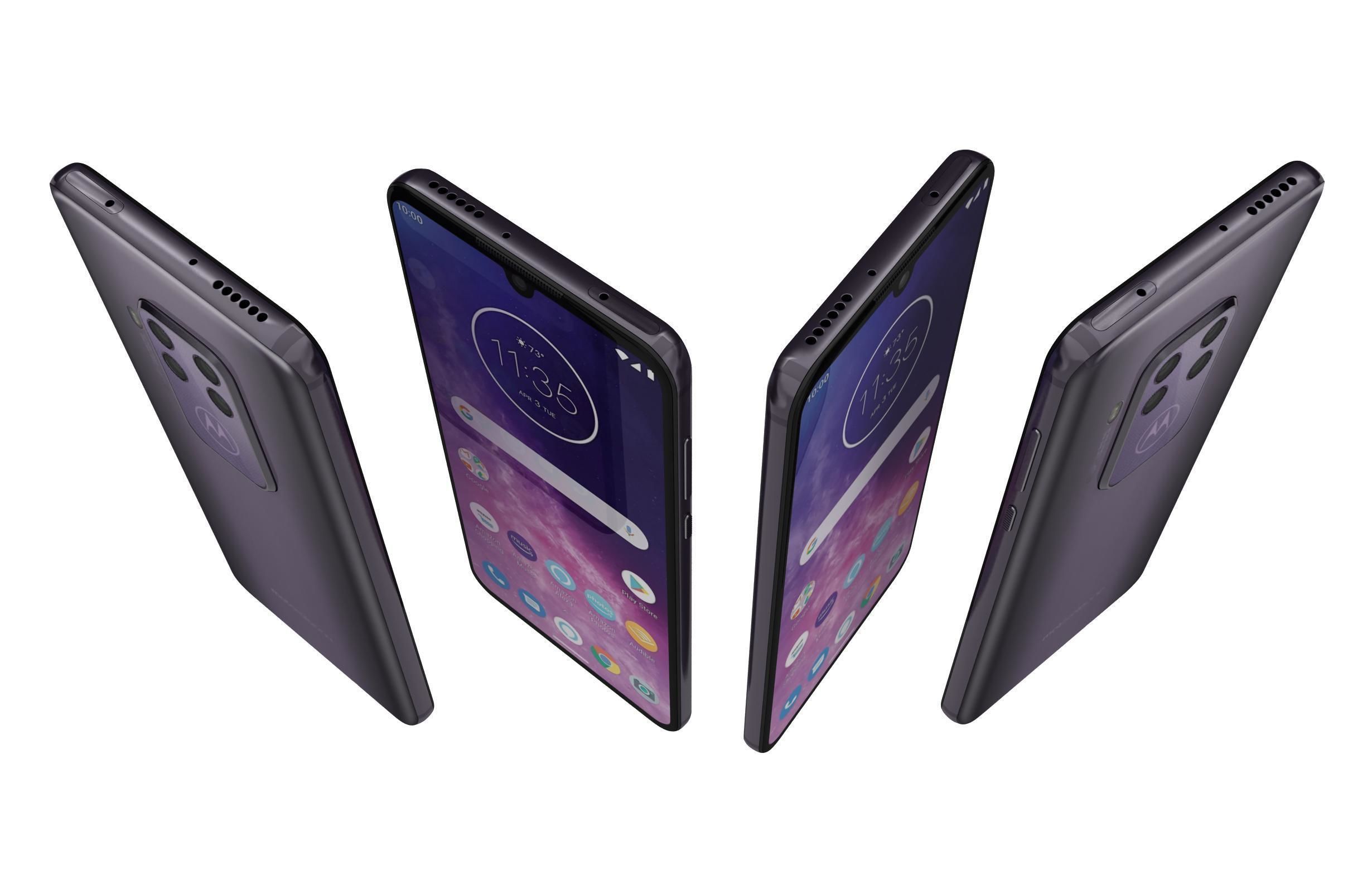 Motorola One Zoom Cosmic Purple 3D model_6