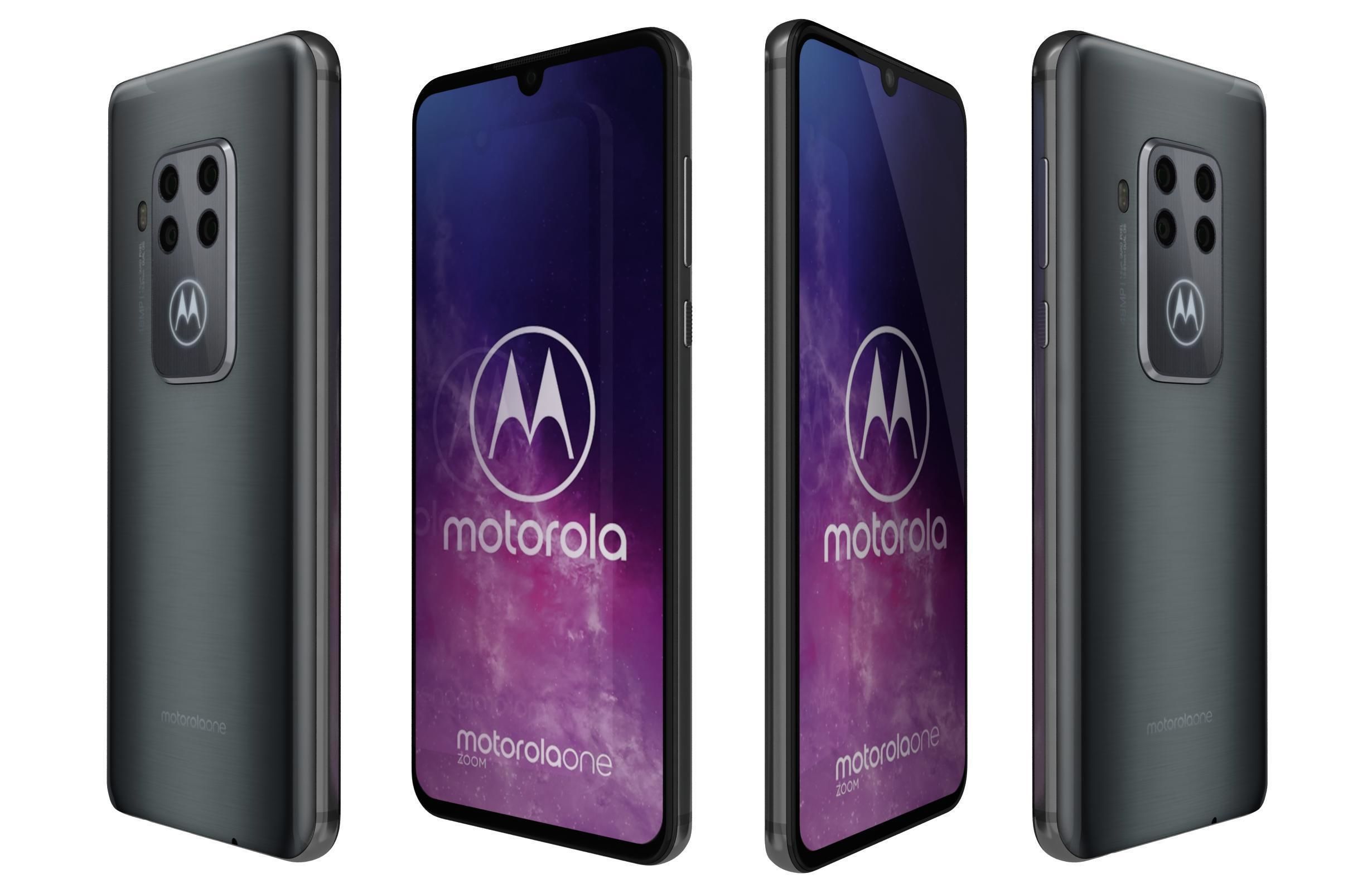 Motorola One Zoom All Colors 3D model_10