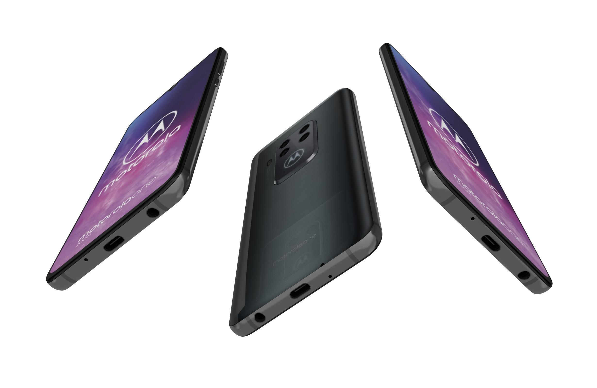 Motorola One Zoom All Colors 3D model_1