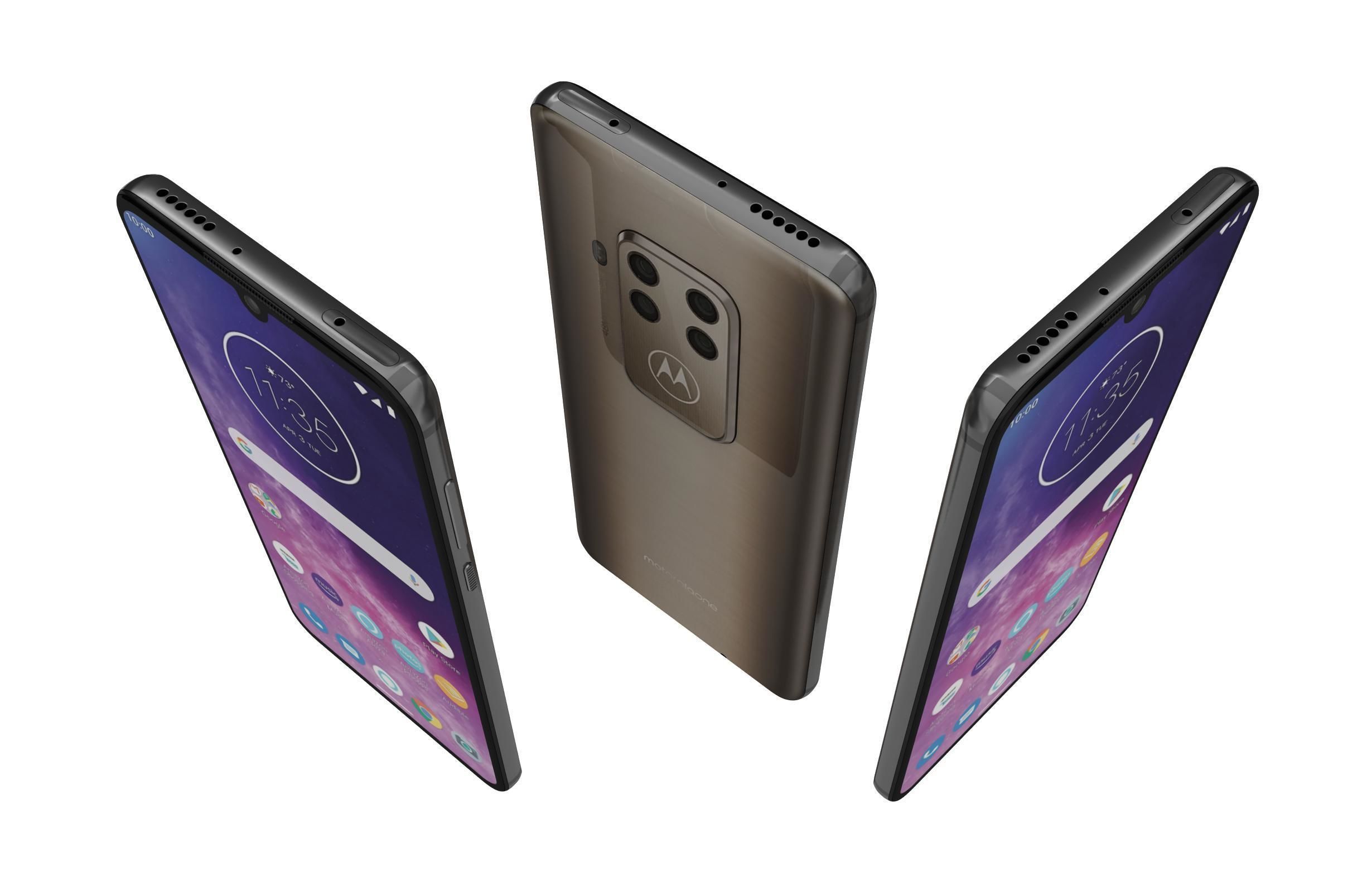 Motorola One Zoom All Colors 3D model_4