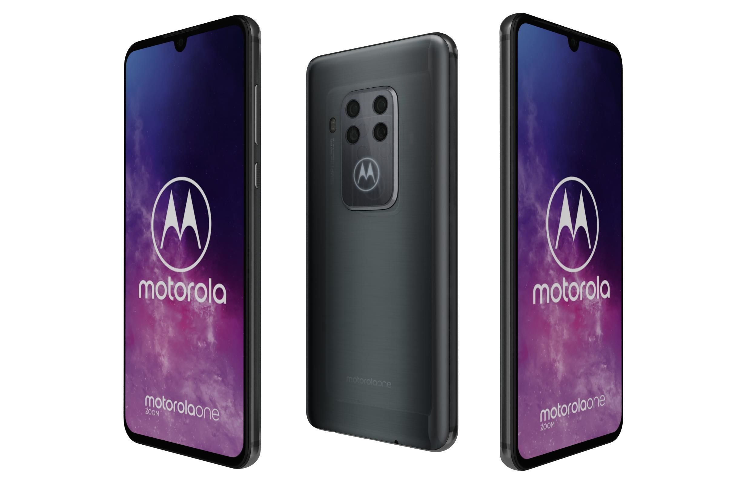 Motorola One Zoom All Colors 3D model_9