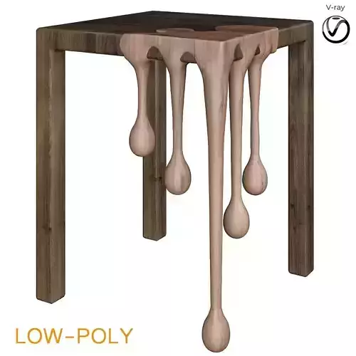 side table 3d model