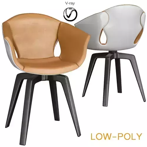 Ginger Dining Chair 3d model