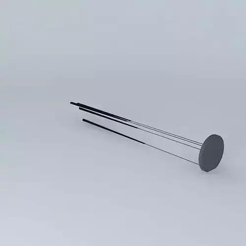 Vibia Slim Pendant 4 lights Free 3D model