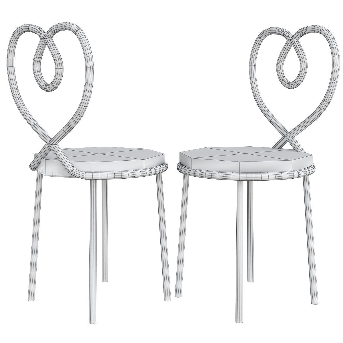 Ghidini 1961 Love Chair 3d model Low-poly 3D model_1