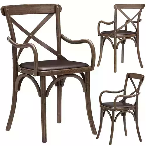 Restoration Hardware Madeleine Leather Armchair 3D model