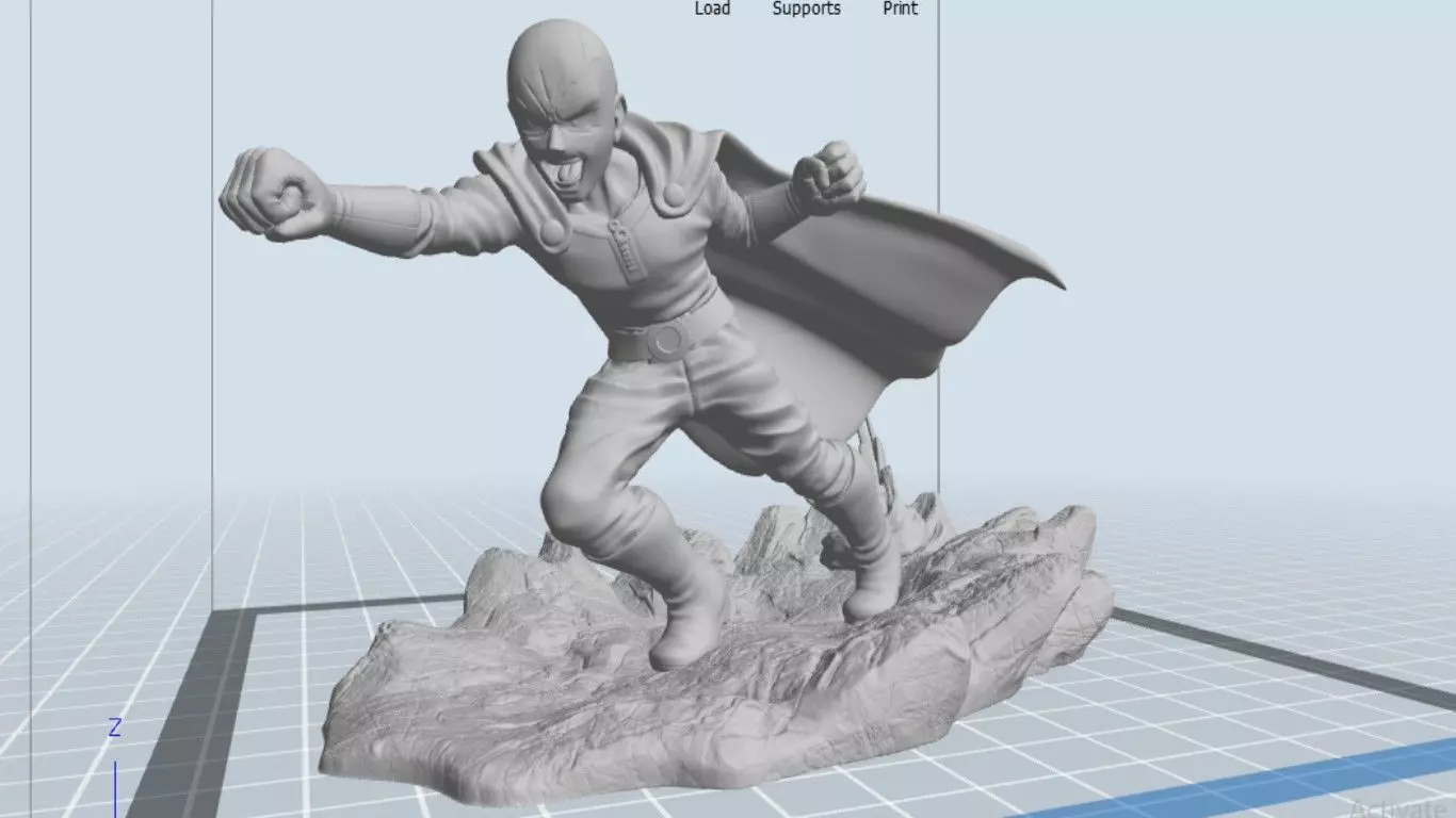 saitama superhero Free 3D print model
