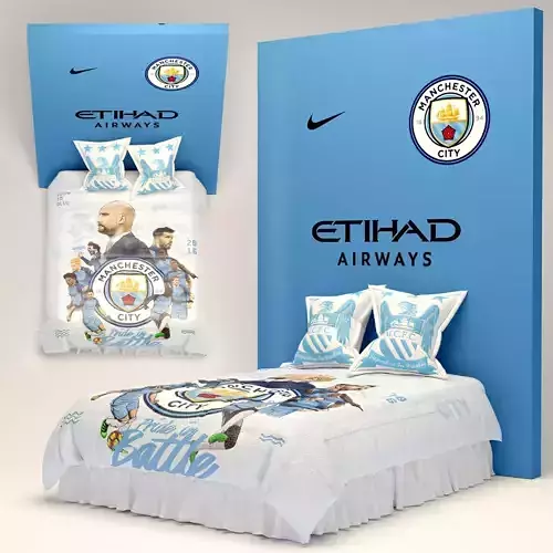 Manchester City Bed 3D model