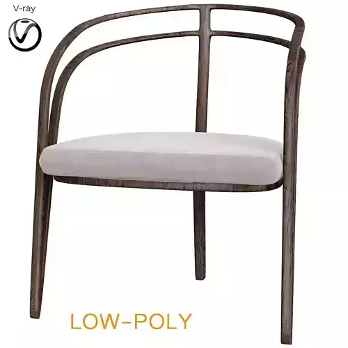 One Kings Lane Rhodes Side Chair 3d model