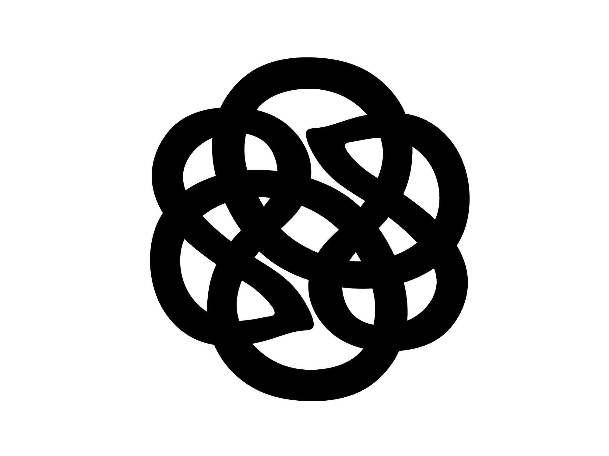 Celtic Knot pendant with gems 3D print model_9