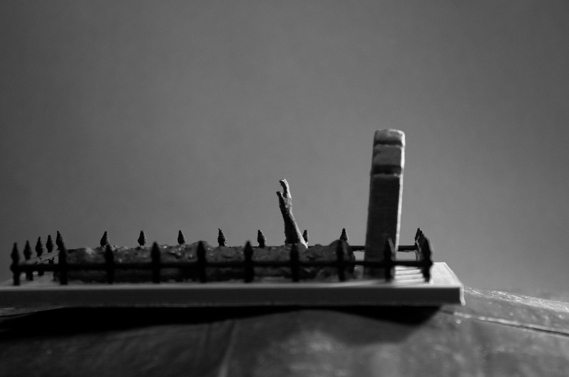 hand coming out of a grave 3D print model_2