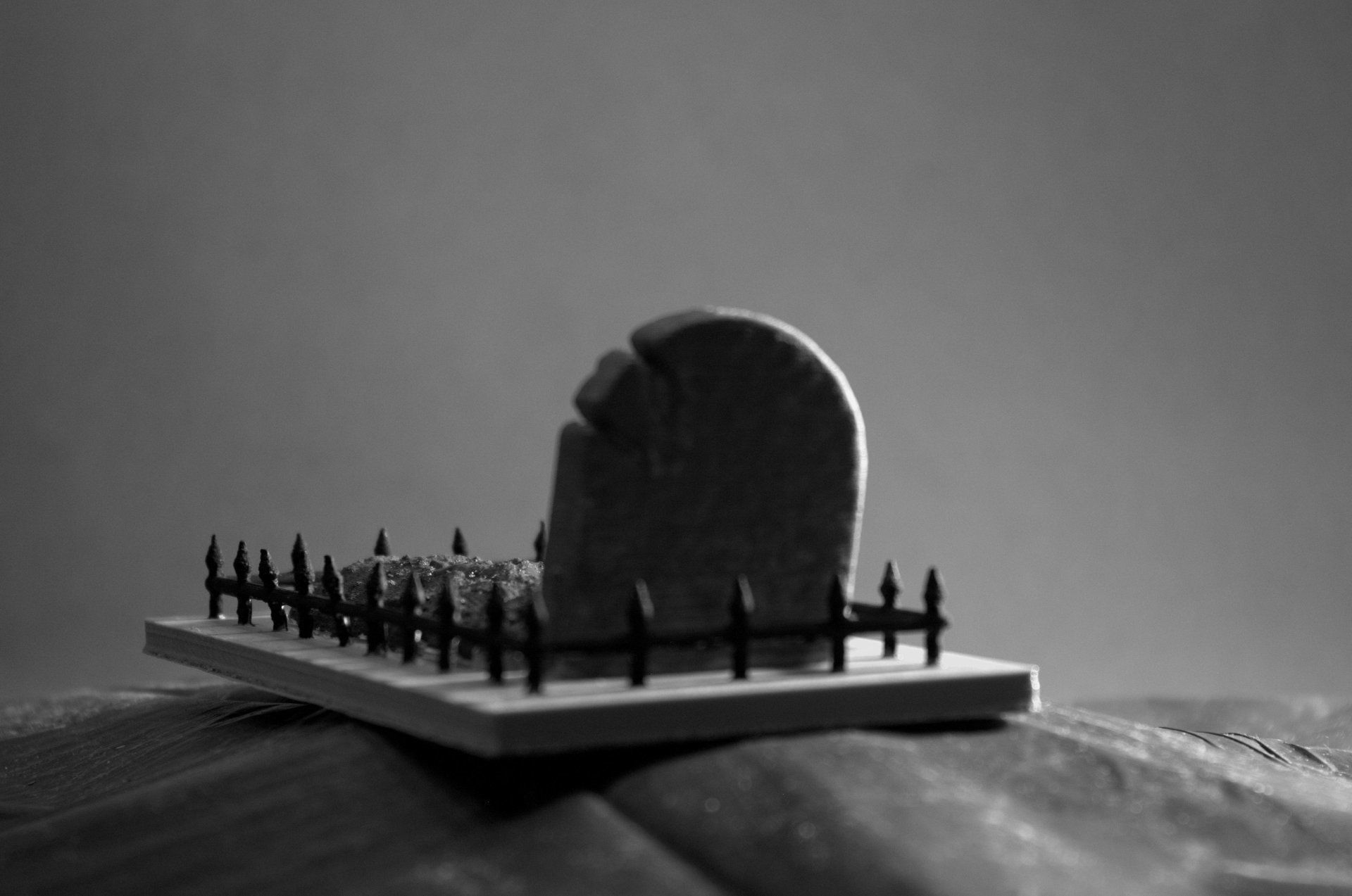 hand coming out of a grave 3D print model_9