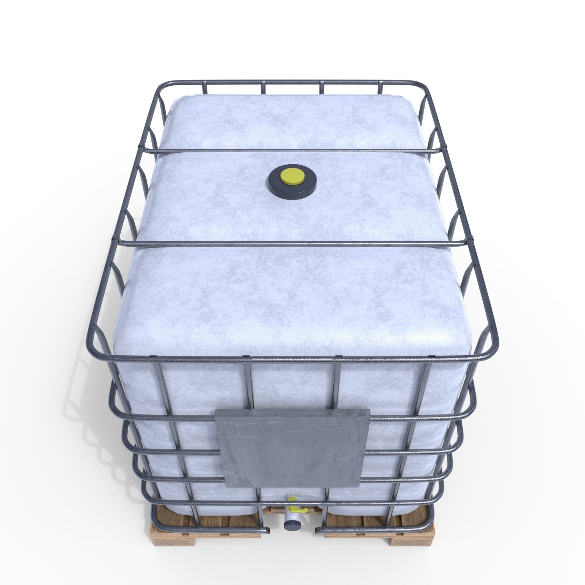 IBC Container Low-poly 3D model_2