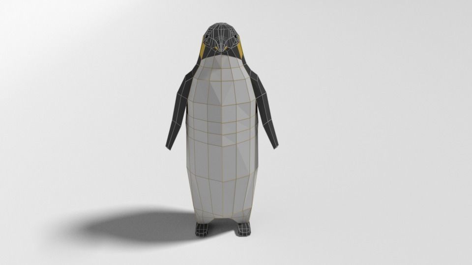 Low Poly Polar Animals Pack 3D Model Collection_26