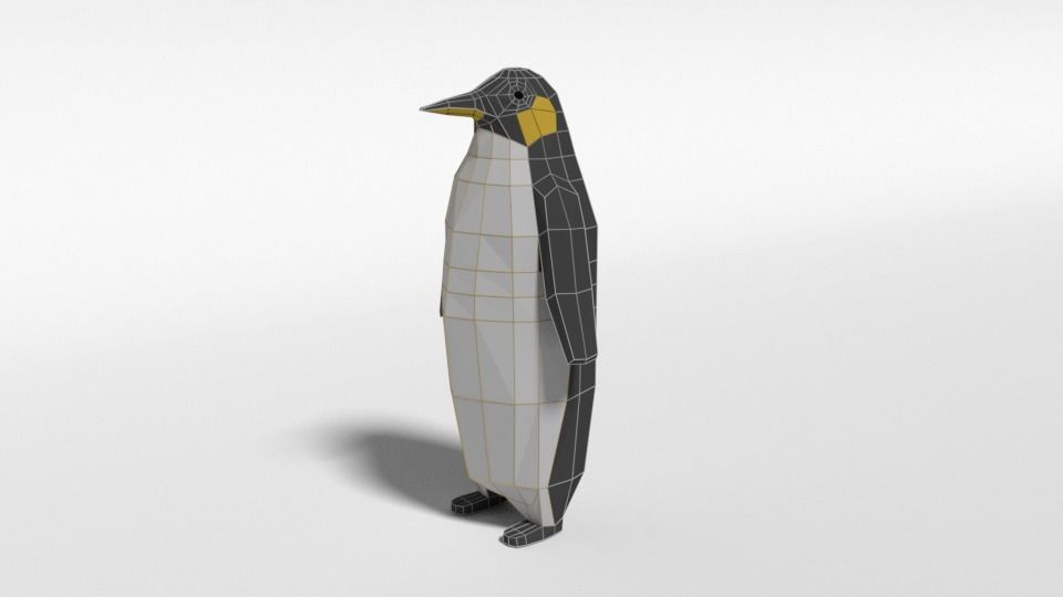 Low Poly Polar Animals Pack 3D Model Collection_29