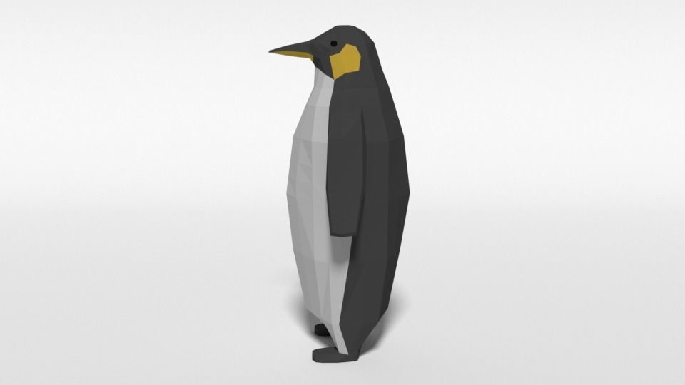 Low Poly Polar Animals Pack 3D Model Collection_24