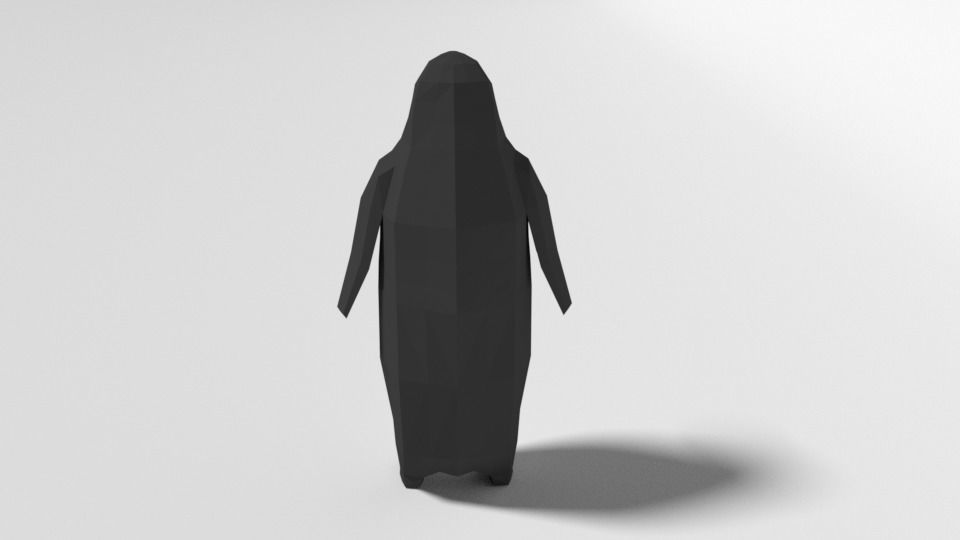 Low Poly Polar Animals Pack 3D Model Collection_33