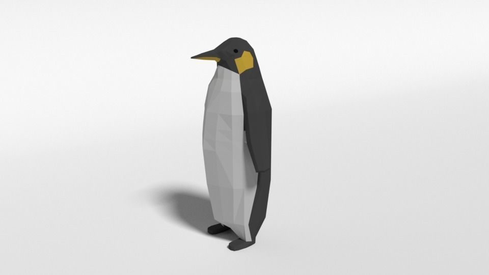 Low Poly Polar Animals Pack 3D Model Collection_32