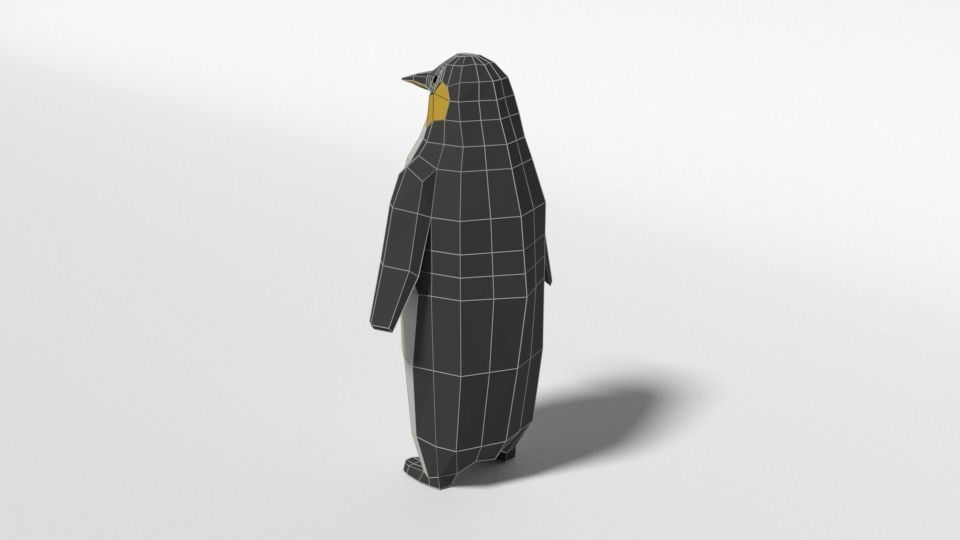 Low Poly Polar Animals Pack 3D Model Collection_37