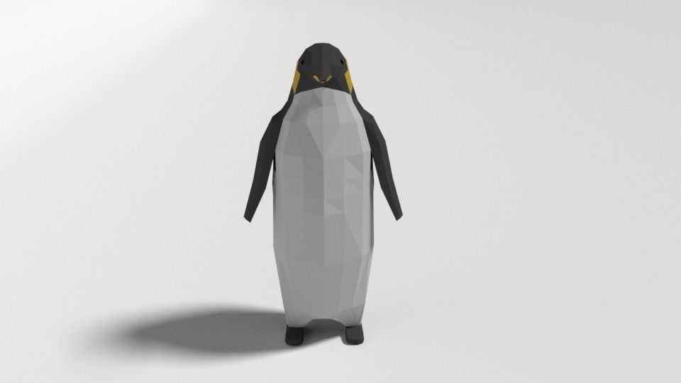 Low Poly Polar Animals Pack 3D Model Collection_22