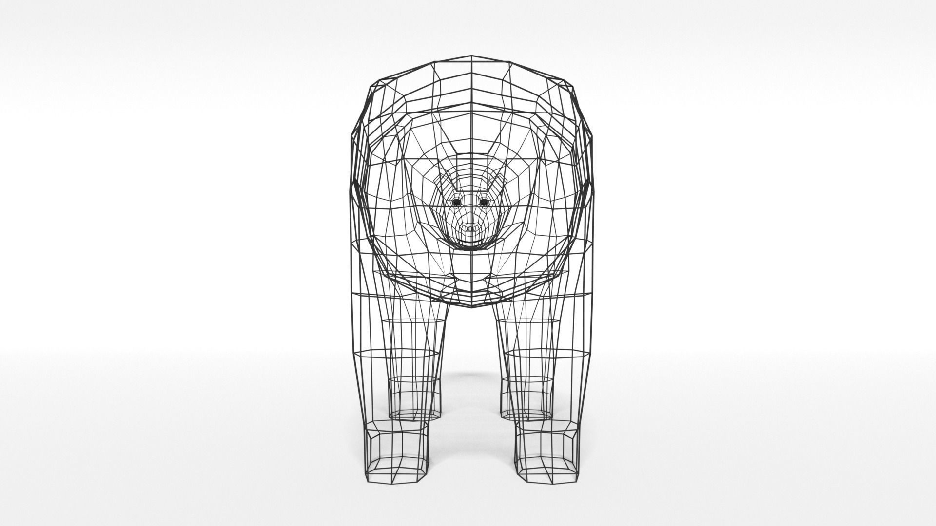 Low Poly Polar Animals Pack 3D Model Collection_15