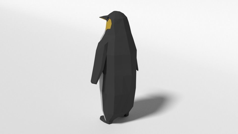 Low Poly Polar Animals Pack 3D Model Collection_28