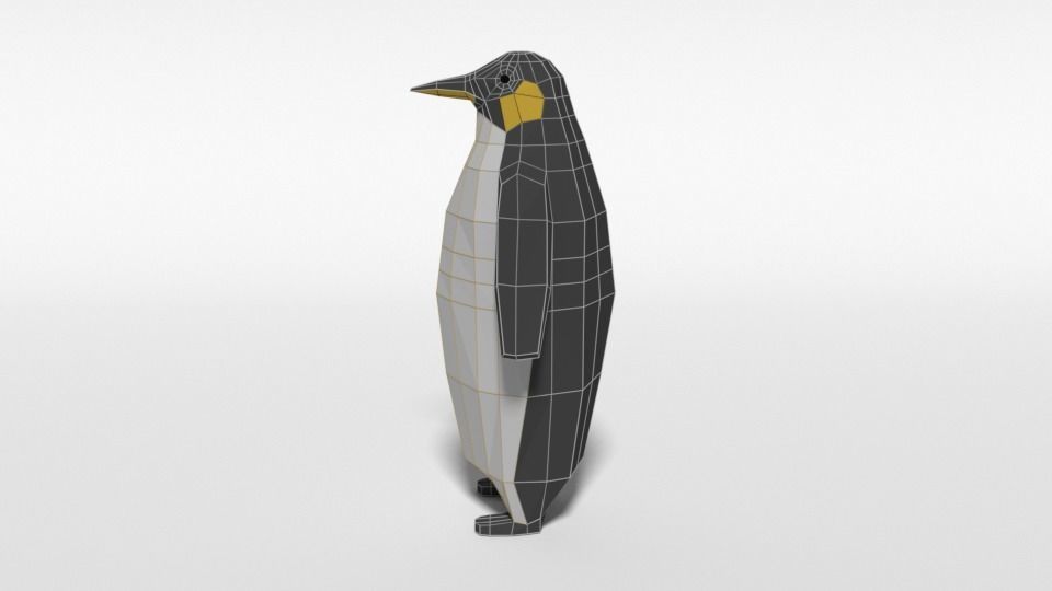 Low Poly Polar Animals Pack 3D Model Collection_27
