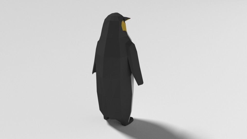 Low Poly Polar Animals Pack 3D Model Collection_36