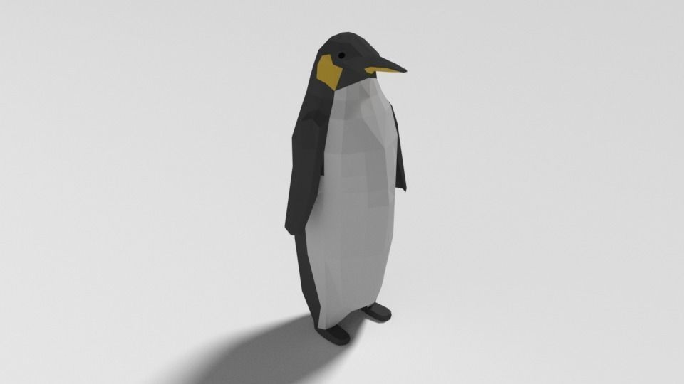 Low Poly Polar Animals Pack 3D Model Collection_23