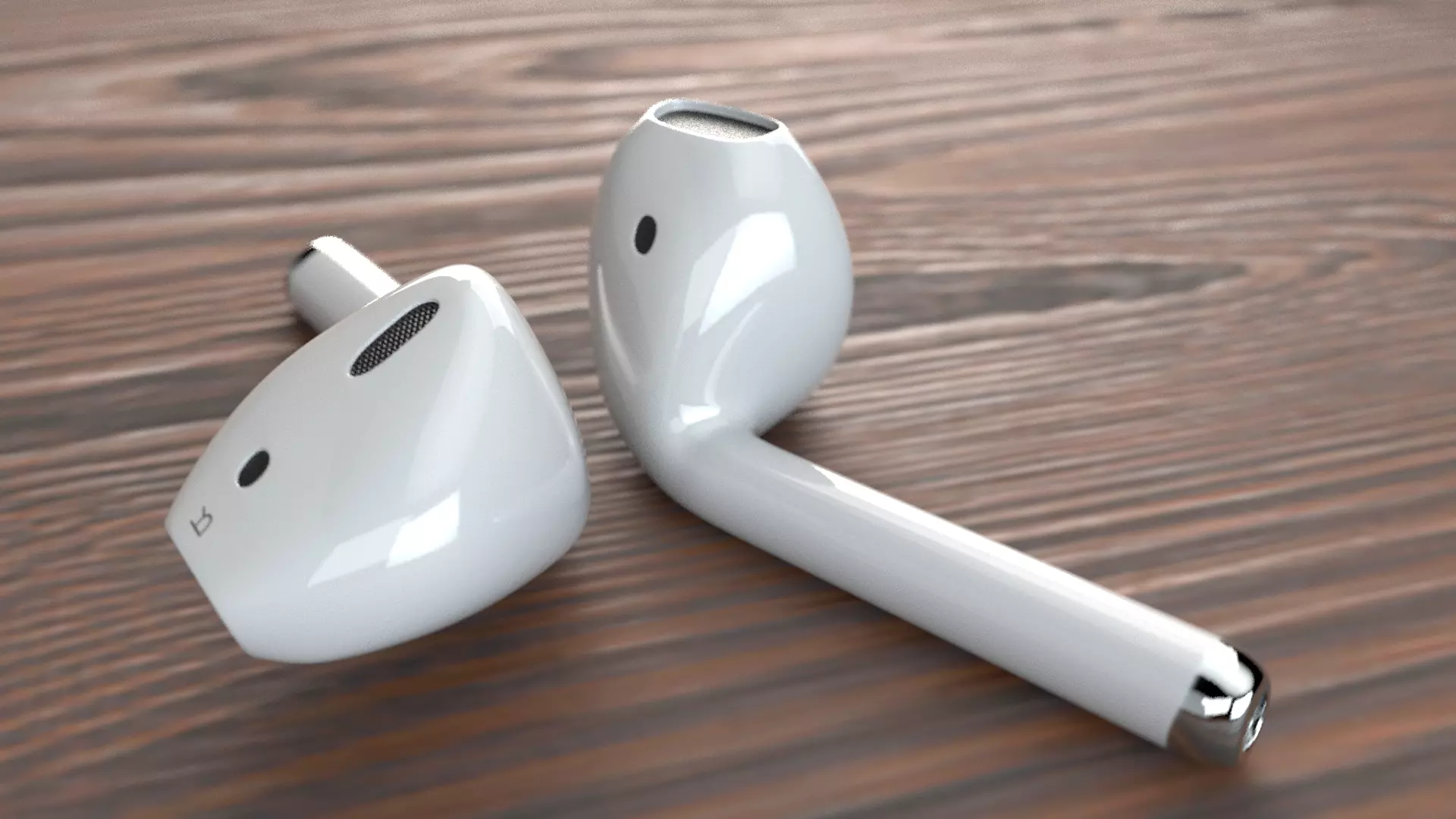 Apple Airpods 3D model_0