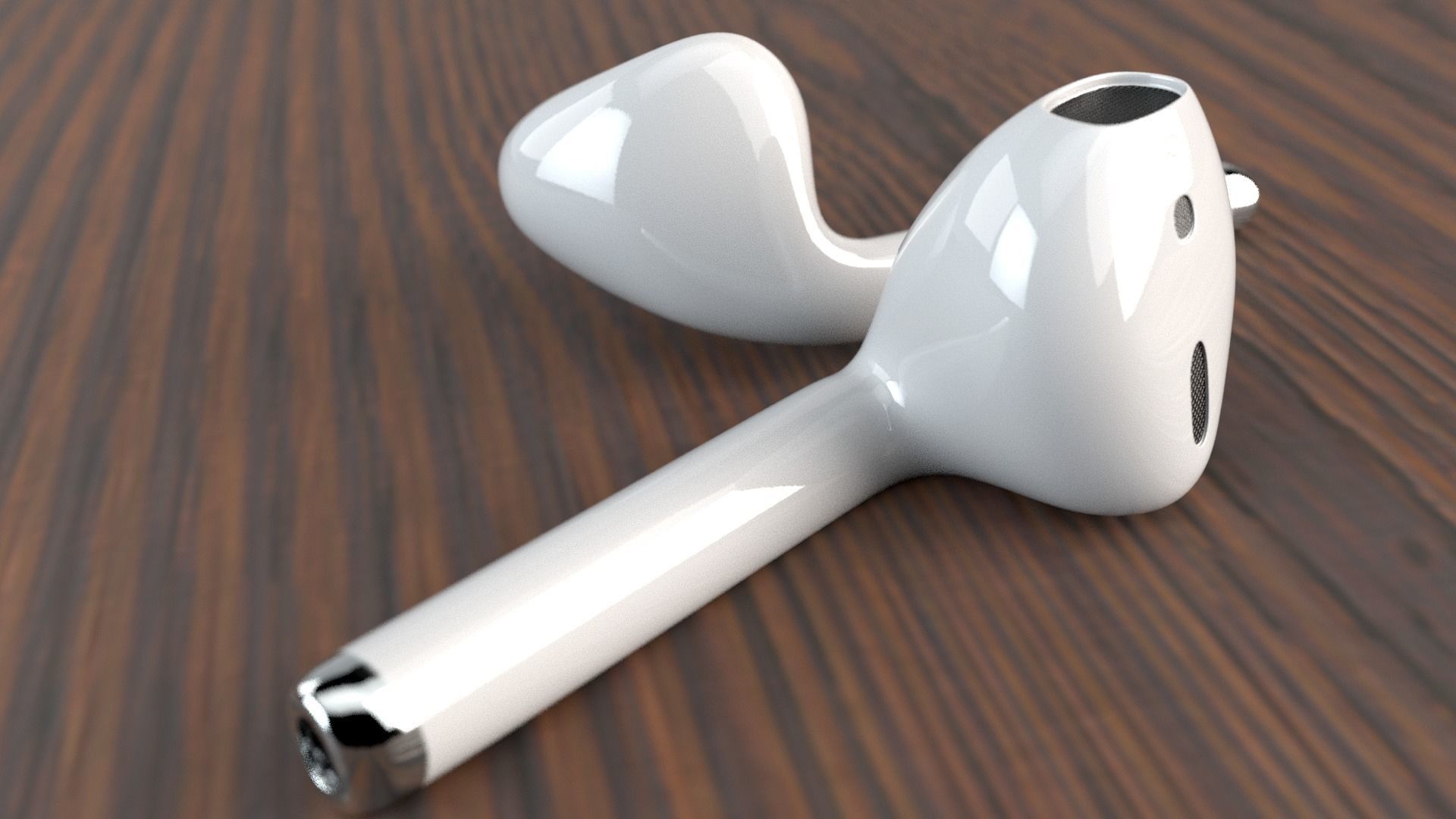 Apple Airpods 3D model_1