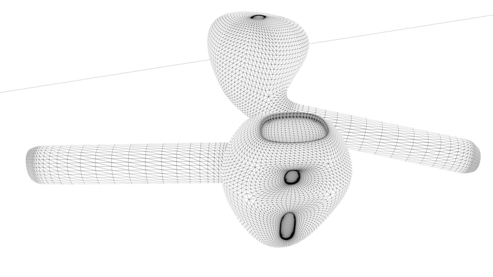 Apple Airpods 3D model_5