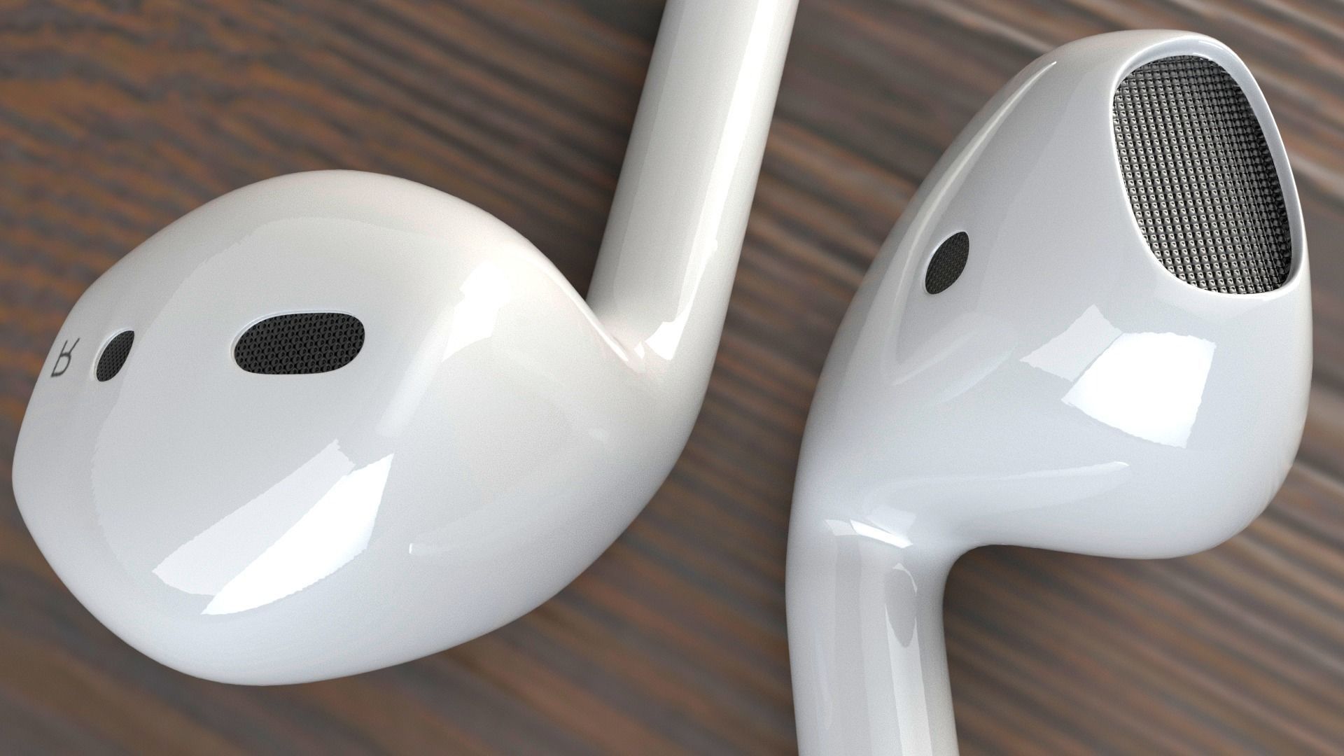 Apple Airpods 3D model_3